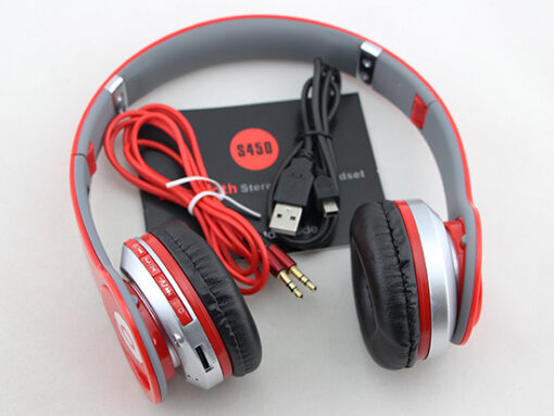 Monster Beats by Dr Dre Solo HD S450 Bluetooth Stereo Dynamic Wireless Headphones Headset Red Westingames