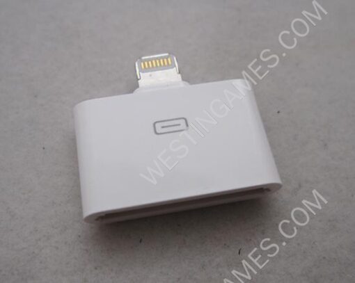 iPhone 4 30Pin to Lightning 8Pin Connector Cable-Free Adapter for to iPhone 5 5S 5C - White