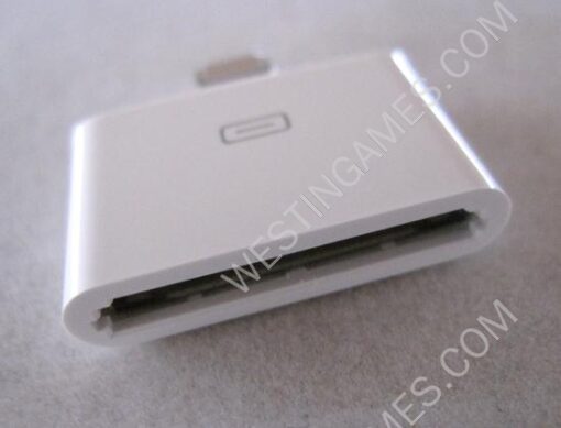 iPhone 4 30Pin to Lightning 8Pin Connector Cable-Free Adapter for to iPhone 5 5S 5C - White - Image 2