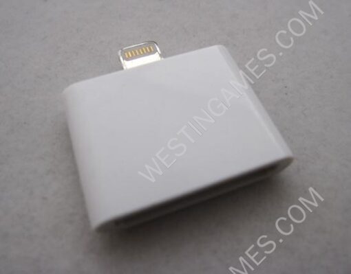 iPhone 4 30Pin to Lightning 8Pin Connector Cable-Free Adapter for to iPhone 5 5S 5C - White - Image 3
