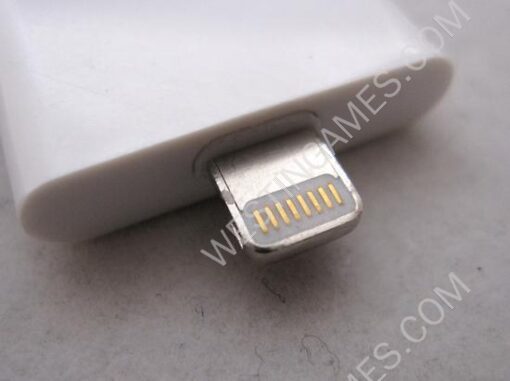 iPhone 4 30Pin to Lightning 8Pin Connector Cable-Free Adapter for to iPhone 5 5S 5C - White - Image 4