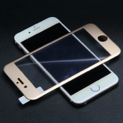 9H Aluminium Full Cover Tempered Glass Screen Protector Protective Guard Film 0.33mm 3D for Apple iPhone 6/6 Plus