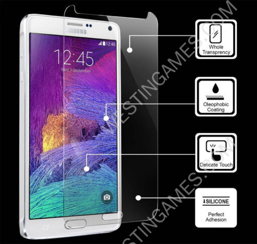 9H Ultra Thin Tempered Glass Screen Protector Glass Film Protection for Samsung Galaxy Note 4 - Image 4