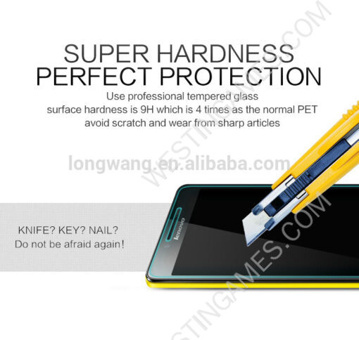 9H Ultra Thin Tempered Glass Screen Protector Glass Film Protection Anti-Glare for Lenovo A6000/A6000 Plus/K3 - Image 3
