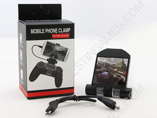 New Mobile Phone Clamp Clip for PS4 Dualshock 4 Controller to Play Cellphone Game