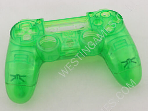 Replacement Complete Housing Shell Case for PS4 Dualshock 4 Controller - Transparent Green - Image 2