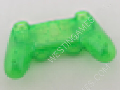 Replacement Complete Housing Shell Case for PS4 Dualshock 4 Controller - Transparent Green - Image 3