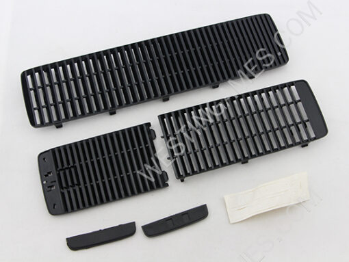 Replacement Top and Bottom End Net Caps Black for XBOX360 Slim