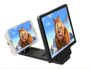 3D Enlarge Screen Video Amplifiers Magnifier for Samsung iPhone Mobile Phone - Black