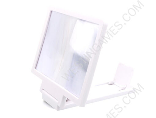 3D Enlarge Screen Video Amplifiers Magnifier for Samsung iPhone Mobile Phone - White - Image 2