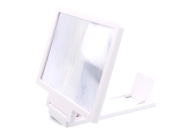 3D Enlarge Screen Video Amplifiers Magnifier for Samsung iPhone Mobile Phone - White 02