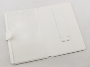 New 3D Enlarge Screen Amplifiers w/ Leather Case Video Magnifier for Samsung iPhone CellPhone -White 02