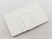 New 3D Enlarge Screen Amplifiers w/ Leather Case Video Magnifier for Samsung iPhone CellPhone -White 04