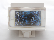 New 3D Enlarge Screen Amplifiers w/ Leather Case Video Magnifier for Samsung iPhone CellPhone -White 05
