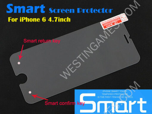 Smart Touch Shortcuts Keys Tempered Glass Film Screen Protector For iPhone 6 4.7inch - Type 1