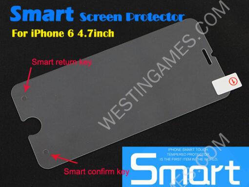 Smart Touch Shortcuts Keys Tempered Glass Film Screen Protector For iPhone 6 4.7inch - Type 2