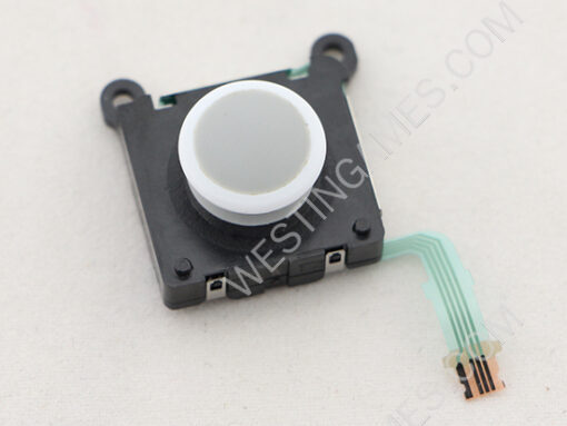White 3D Button Analog Sticks Controller Thumbstick Replacement Parts for PS VITA PSV 2000 - Pulled