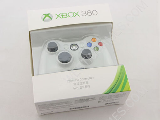 2.4Ghz Wireless Controller Jaypad with Packing for New Microsoft xbox360 Slim - White (OEM A+)