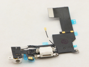 Dock Lightning Connector Port with Headphone Jack Flex Cable for iPhone 5S - White