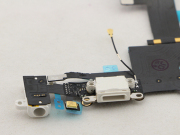 Dock Lightning Connector Port with Headphone Jack Flex Cable for iPhone 5S - White 03