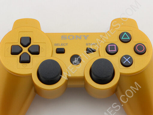 Bluetooth Wireless Controller New Blister Packing for Sony PS3 US Version - Gold - Image 4