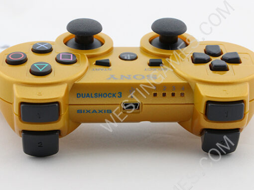 Bluetooth Wireless Controller New Blister Packing for Sony PS3 US Version - Gold - Image 7