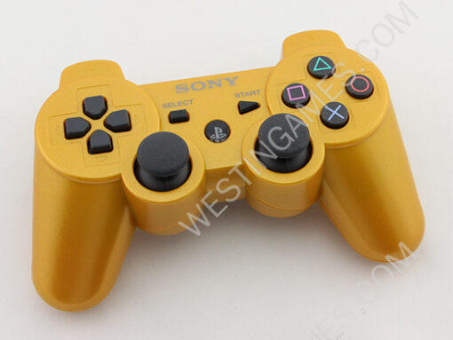 Bluetooth Wireless Controller New Blister Packing for Sony PS3 US Version - Gold - Image 3