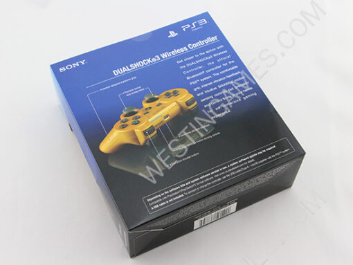Bluetooth Wireless Controller New Blister Packing for Sony PS3 US Version - Gold - Image 8