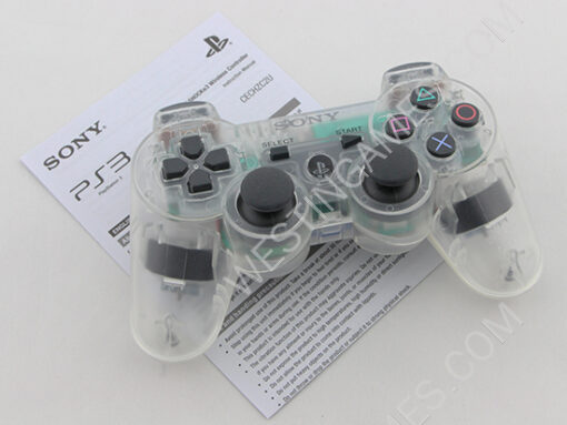 Bluetooth Wireless Controller New Blister Packing for Sony PS3 US Version - Clear White - Image 2
