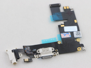 Original Headphone Audio Jack and Charging Dock Port Connector Flex Cable for iPhone 6 Plus - White