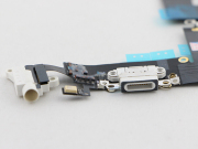 Original Headphone Audio Jack and Charging Dock Port Connector Flex Cable for iPhone 6 Plus - White 03