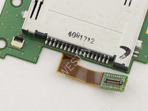 Replacement Original Game Card Solt-1 Socket Part with Flex Cable for 2015 NEW 3DS XL (Pulled) - Image 2