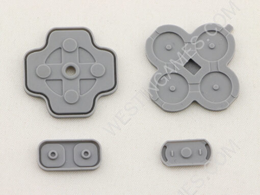 Replacement Buttons Conductive D-Pad Rubber for NEW 3DS 4-Piece Set (Original) - Image 2