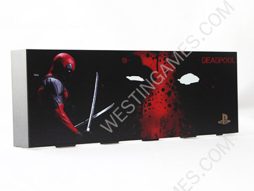 Matt Black Relief Pattern HDD Hard Disc Drive Cover Case for Playstation 4 PS4 - Deadpool