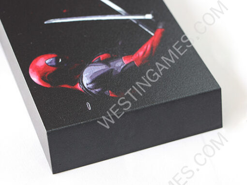Matt Black Relief Pattern HDD Hard Disc Drive Cover Case for Playstation 4 PS4 - Deadpool - Image 2