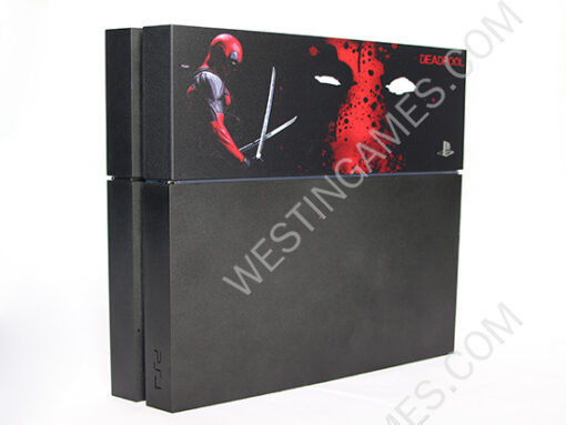 Matt Black Relief Pattern HDD Hard Disc Drive Cover Case for Playstation 4 PS4 - Deadpool - Image 6