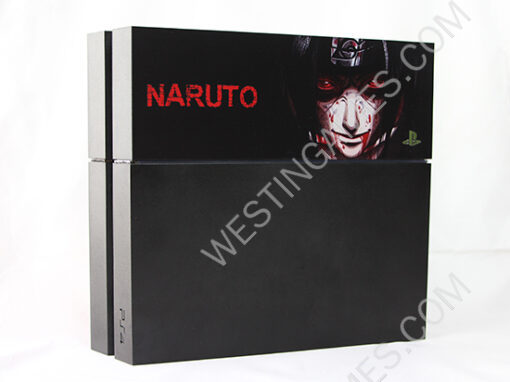 Matt Black Relief Pattern HDD Hard Disc Drive Cover Case for Playstation 4 PS4 Naruto Uchiha Itachi - Image 6