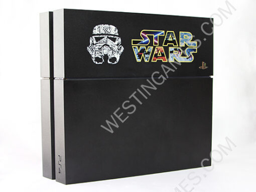 Matt Black Relief Pattern HDD Hard Disc Drive Cover Case for Playstation 4 PS4 - Star Wars - Image 6