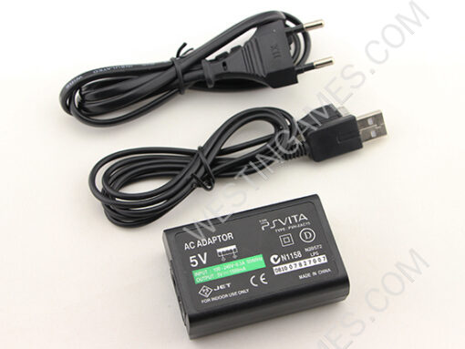 AC Adapter Power Supply with USB Cable for PlayStation Vita PSVITA 2000 (EU) - Image 2