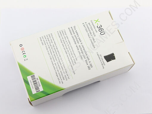 4 in 1 Battery Charging Kit with 4800mAH Battery Recharger Pack for XBOX360 & Slim - Black - Image 6
