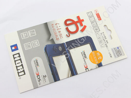 Hori Anti-Scratch Film Skin Tempered Glass Screen Protector Set Clear for New 3DS XL/LL (A Grade)