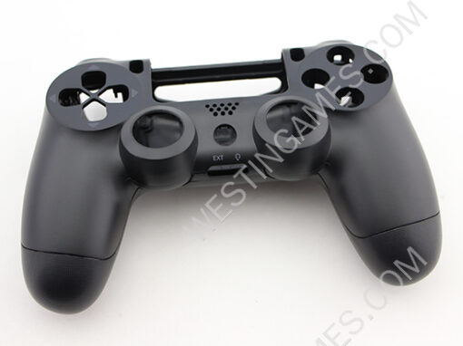 Replacement Top and Bottom Housing Shell Case for Playstation 4 PS4 Controller - Matt Black (OEM A)