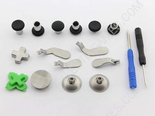 Full 15Pcs Swap Thumb Grips Stick + D-Pad and Bumper Trigger Button for XBOX ONE Elite Controller