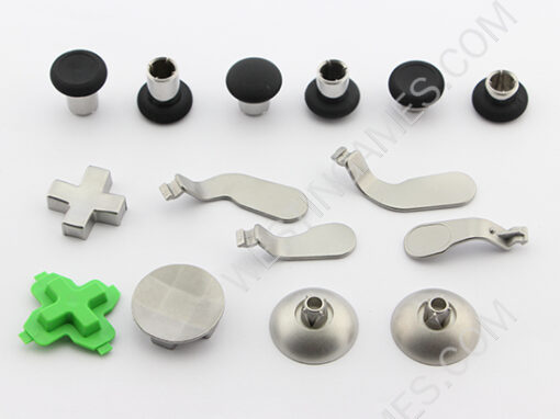 Full 15Pcs Swap Thumb Grips Stick + D-Pad and Bumper Trigger Button for XBOX ONE Elite Controller - Image 2