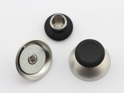 8Pcs Swap Thumbsticks Grips Metal Magnetic Stick Set for PS4 XBOX ONE Series X Switch Pro Controlle - Black 02