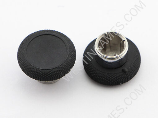 8Pcs Swap Thumbsticks Grips Metal Magnetic Stick Set for PS4 XBOX ONE Series X Switch Pro Controlle - Black - Image 4