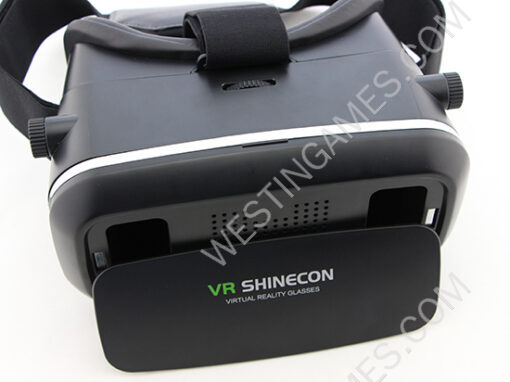 VR Shinecon 1Gen Virtual Reality VR 3D Glasses Movies Game for Mobile Phone - Black - Image 4