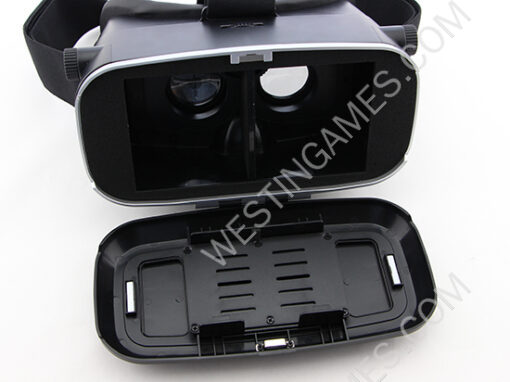 VR Shinecon 1Gen Virtual Reality VR 3D Glasses Movies Game for Mobile Phone - Black - Image 5