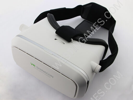 VR Shinecon 1Gen Virtual Reality VR 3D Glasses Movies Game for Mobile Phone - White - Image 2