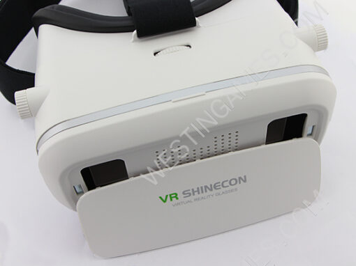 VR Shinecon 1Gen Virtual Reality VR 3D Glasses Movies Game for Mobile Phone - White - Image 4